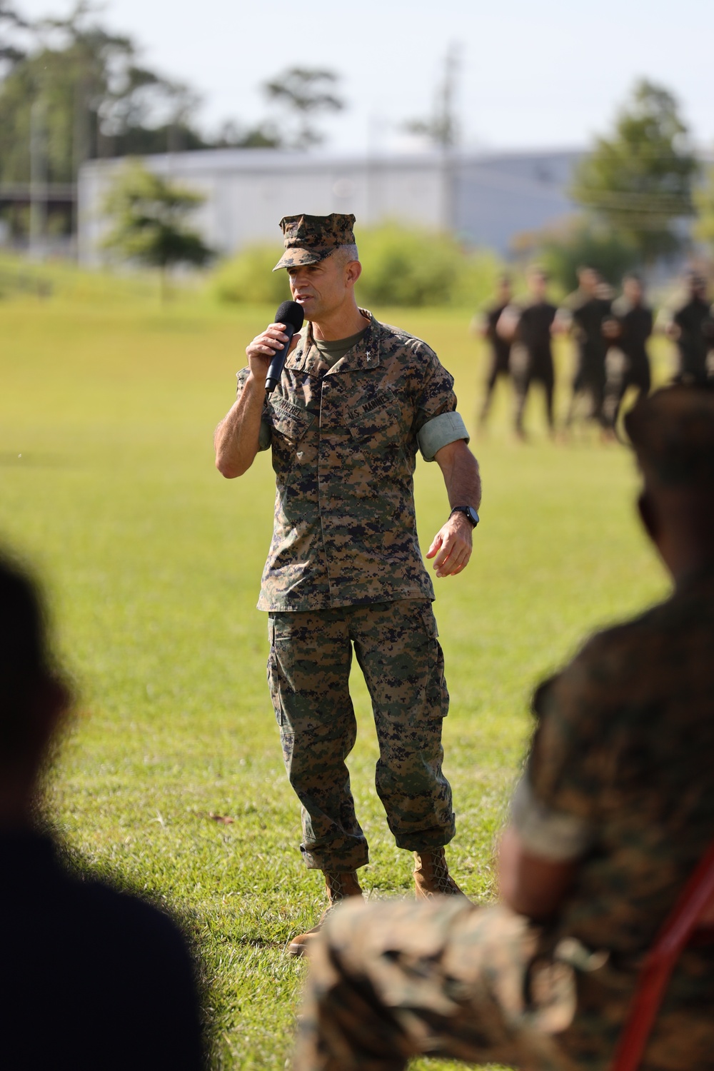 Marine Corps Engineer School Change of Command Ceremony