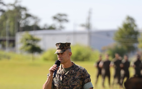 Marine Corps Engineer School Change of Command Ceremony