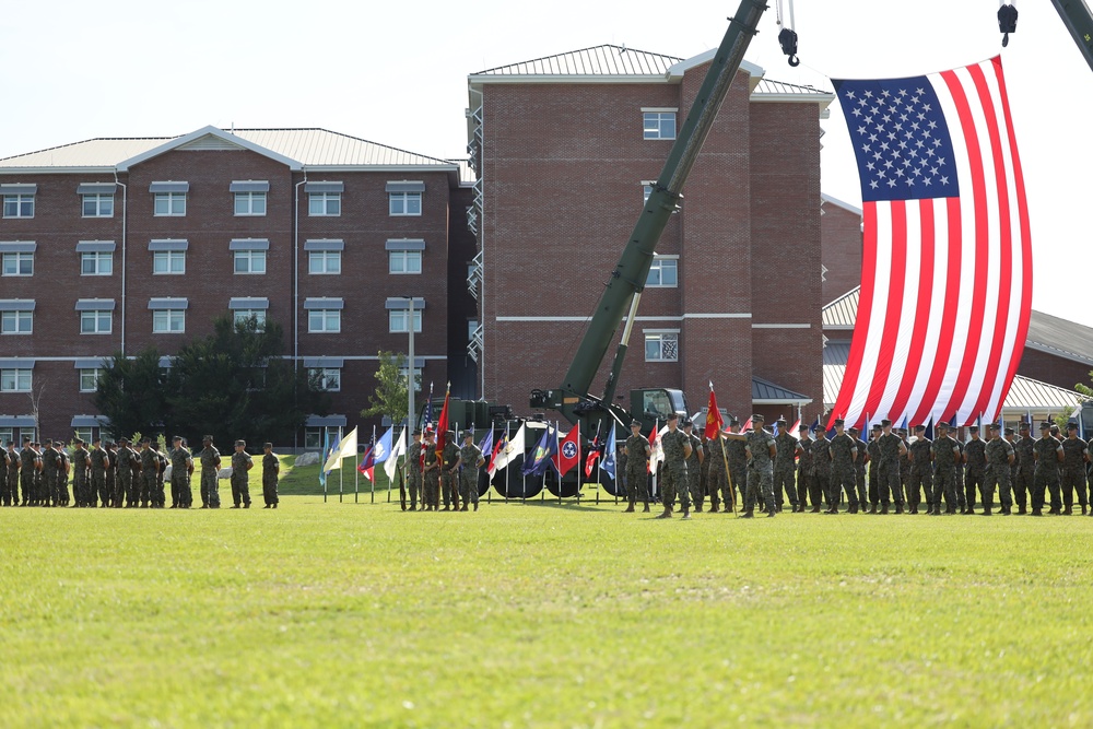 Marine Corps Engineer School Change of Command Ceremony