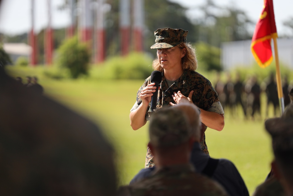 Marine Corps Engineer School Change of Command Ceremony