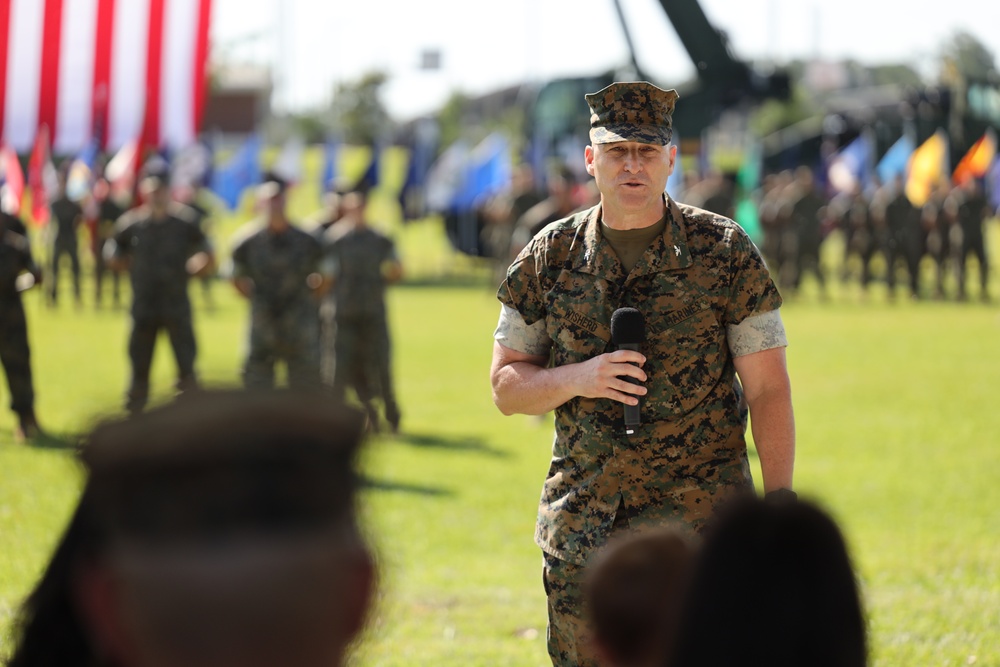 Marine Corps Engineer School Change of Command Ceremony