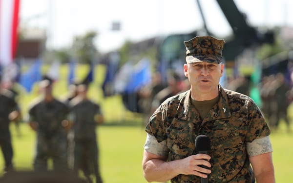 Marine Corps Engineer School Change of Command Ceremony