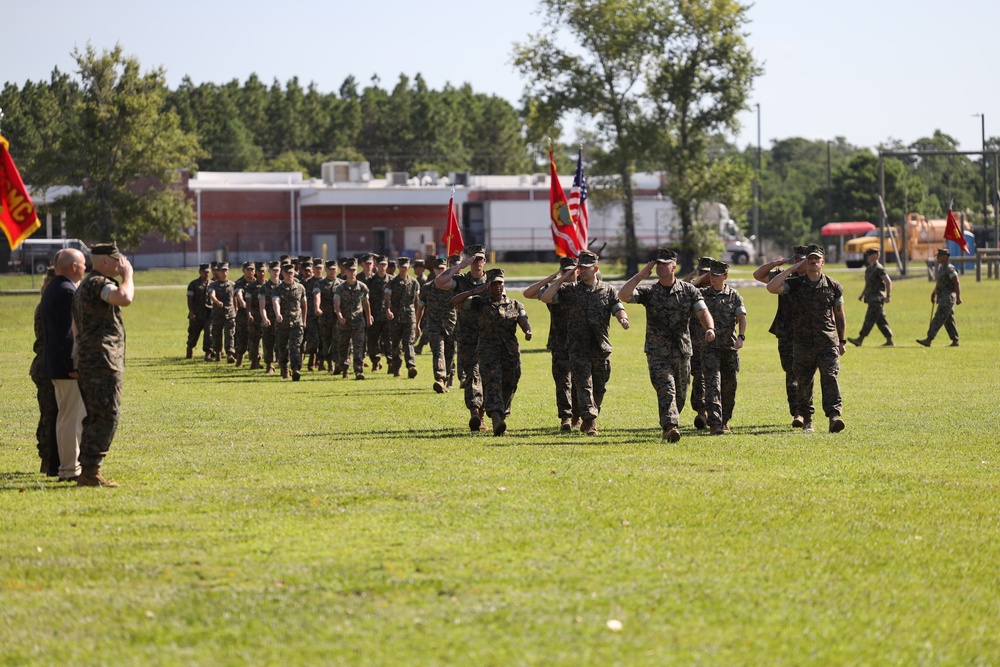 Marine Corps Engineer School Change of Command Ceremony