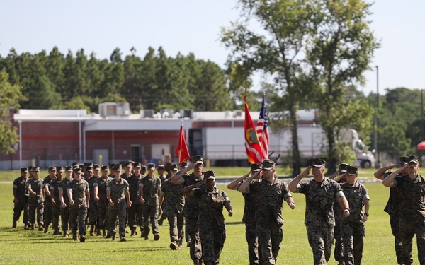 Marine Corps Engineer School Change of Command Ceremony