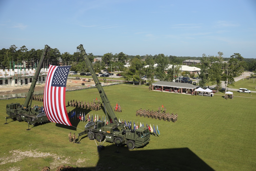 Marine Corps Engineer School Change of Command Ceremony