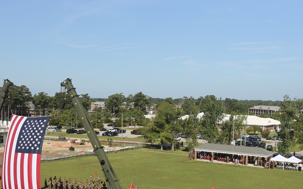 Marine Corps Engineer School Change of Command Ceremony