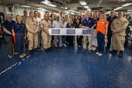 Readying our Warfighters: USS Iwo Jima Becomes First Amphibious Ship Outfitted with United Service Organizations Ship-Based Recharge Centers