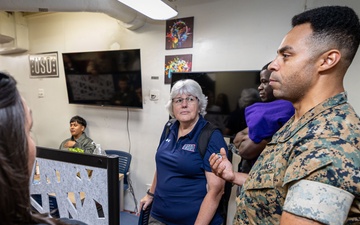 Readying our Warfighters: USS Iwo Jima Becomes First Amphibious Ship Outfitted with United Service Organizations Ship-Based Recharge Centers