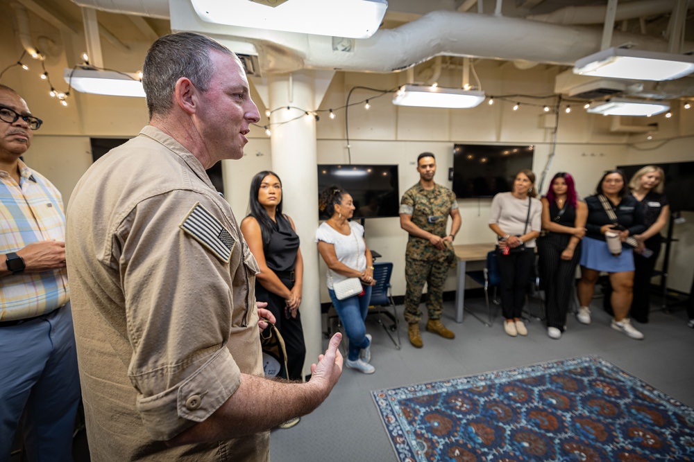 Readying our Warfighters: USS Iwo Jima Becomes First Amphibious Ship Outfitted with United Service Organizations Ship-Based Recharge Centers