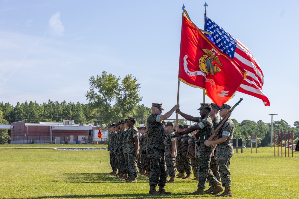 Marine Corps Engineer School Change of Command Ceremony