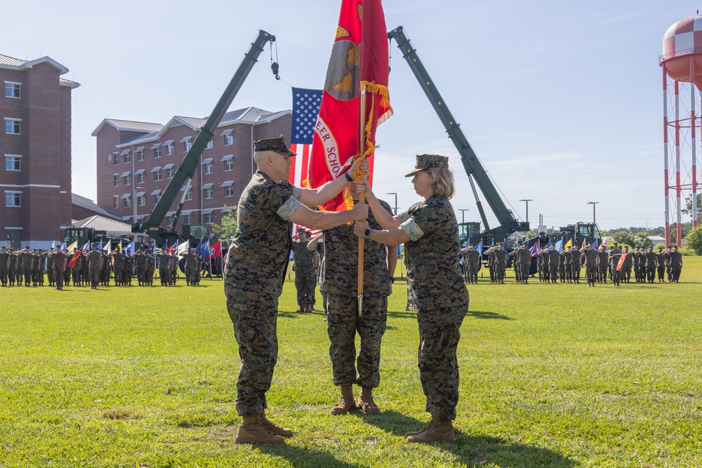 Marine Corps Engineer School Change of Command Ceremony
