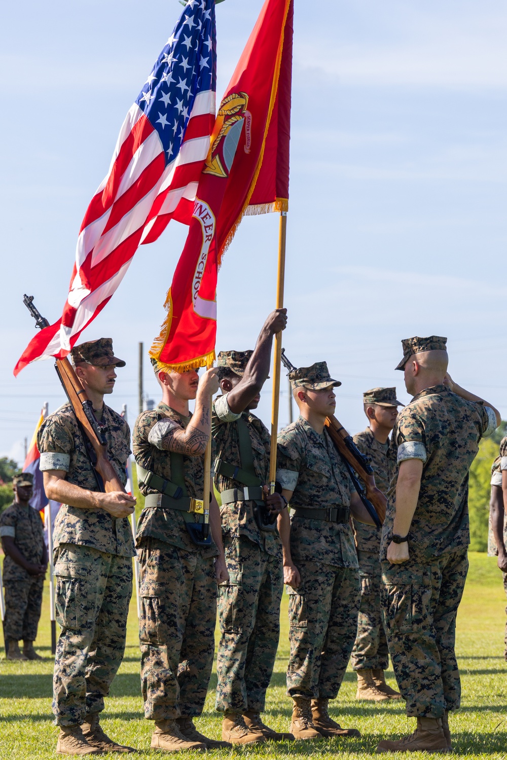 Marine Corps Engineer School Change of Command Ceremony