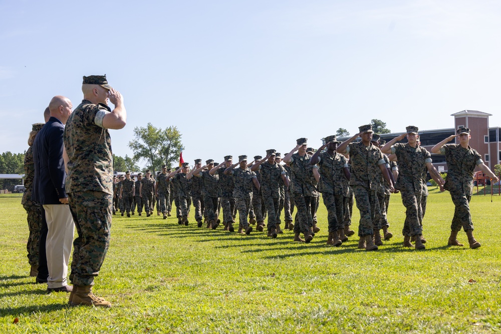 Marine Corps Engineer School Change of Command Ceremony