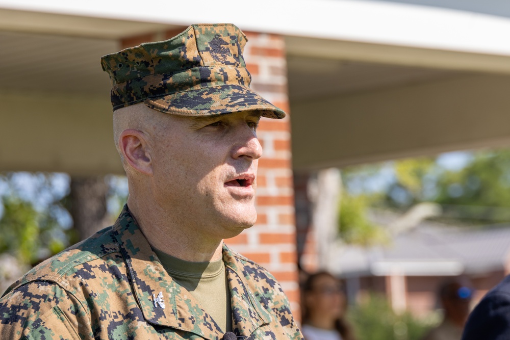 Marine Corps Engineer School Change of Command Ceremony