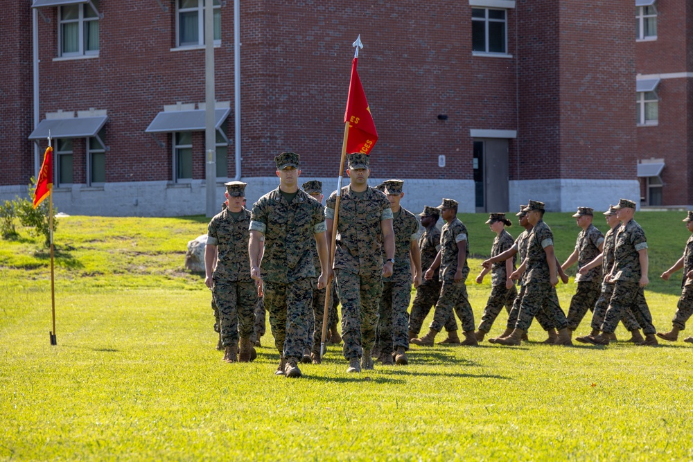 Marine Corps Engineer School Change of Command Ceremony