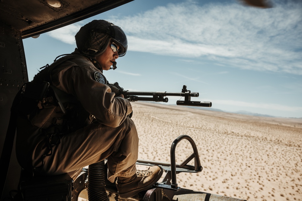 HMLA-367 conducts close air support