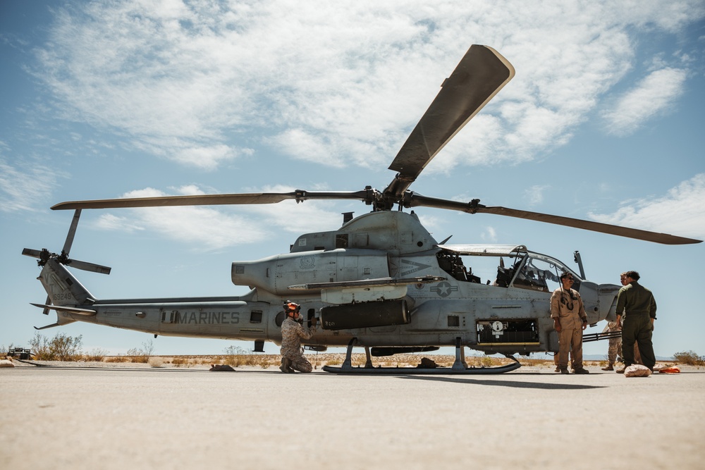 HMLA-367 conducts close air support