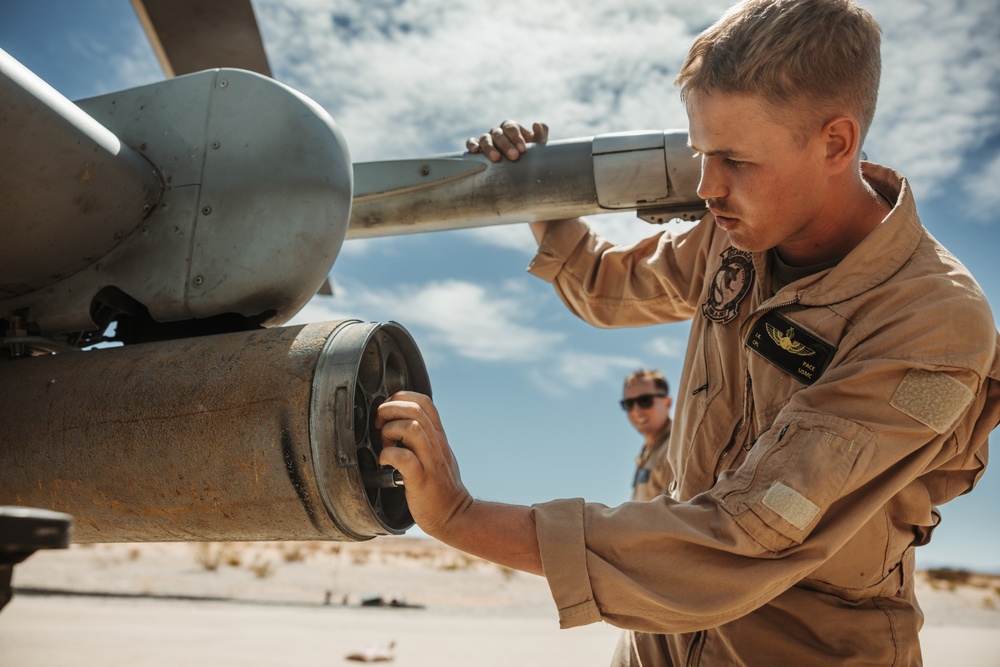 HMLA-367 conducts close air support