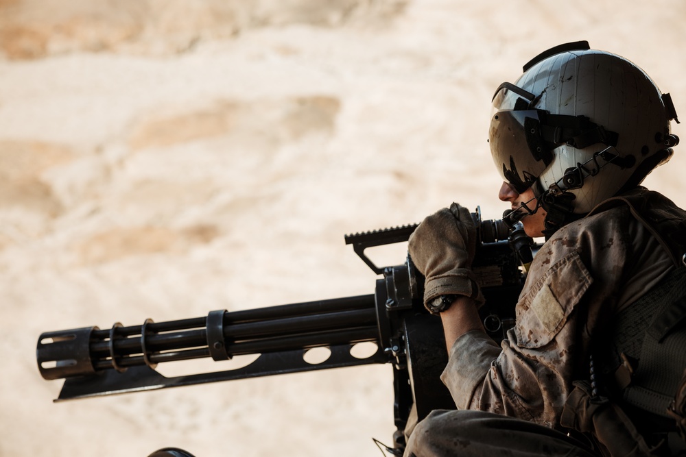 HMLA-367 conducts close air support
