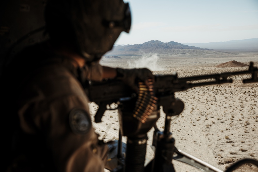 HMLA-367 conducts close air support