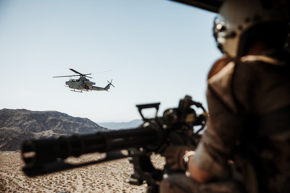 HMLA-367 conducts close air support