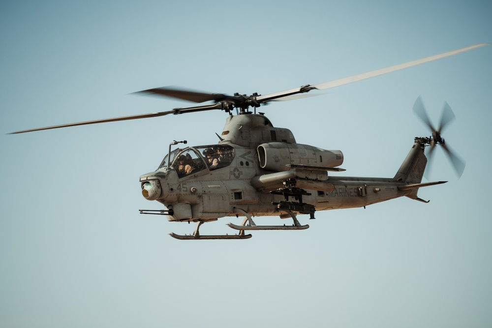 HMLA-367 conducts close air support