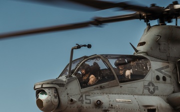 HMLA-367 conducts close air support