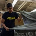 647th Quartermaster Company Riggers Prepare Parachutes