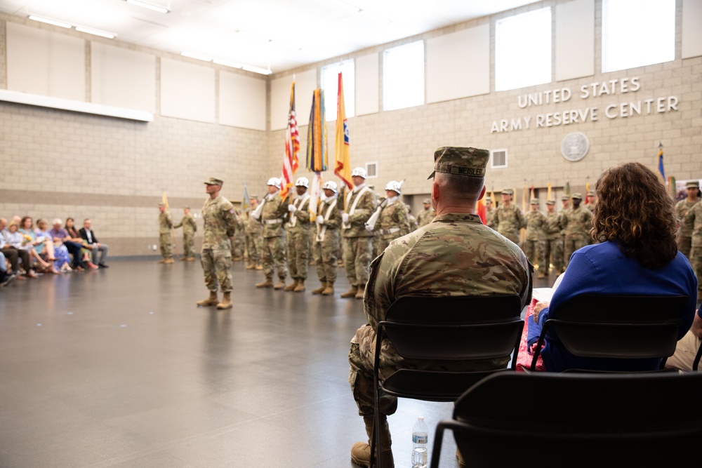 310th Expeditionary Sustainment Command conducts change of command