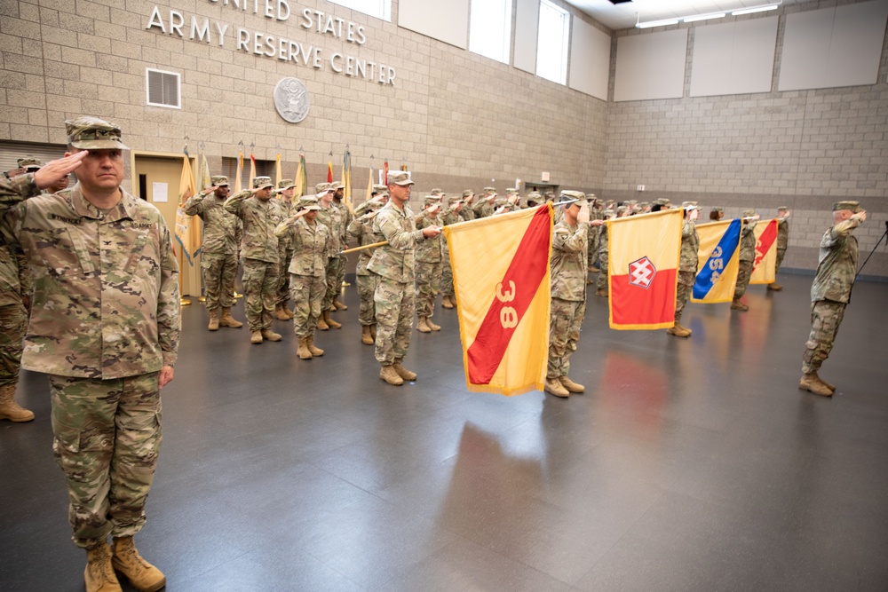 310th Expeditionary Sustainment Command conducts change of command
