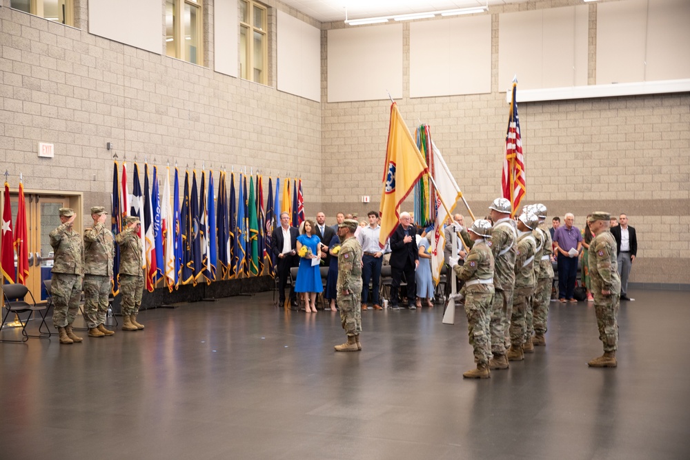 310th Expeditionary Sustainment Command conducts change of command