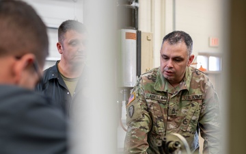 NJNG and Albanian Armed Forces vehicle maintenance training