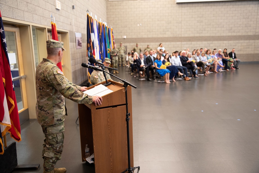 310th Expeditionary Sustainment Command conducts change of command