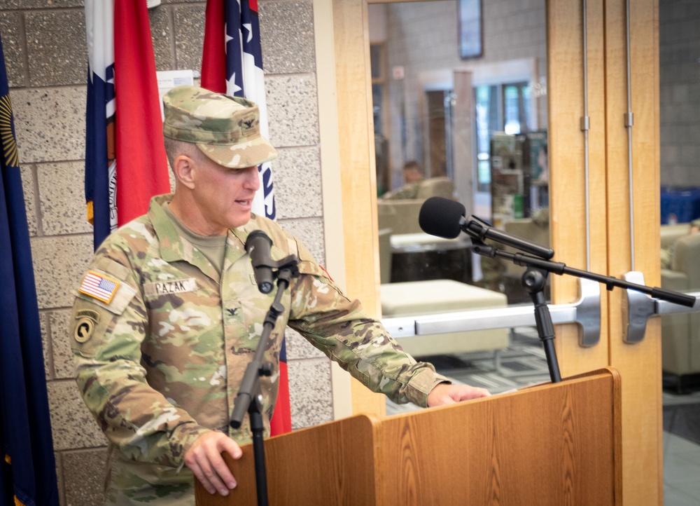 310th Expeditionary Sustainment Command conducts change of command