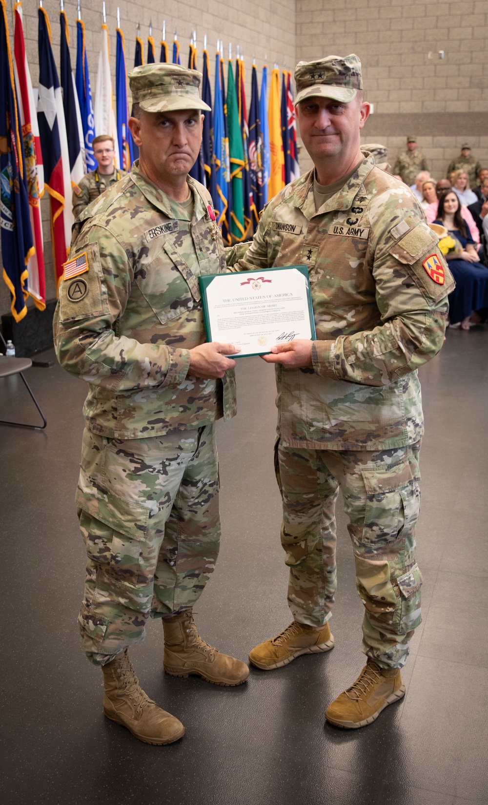 310th Expeditionary Sustainment Command conducts change of command