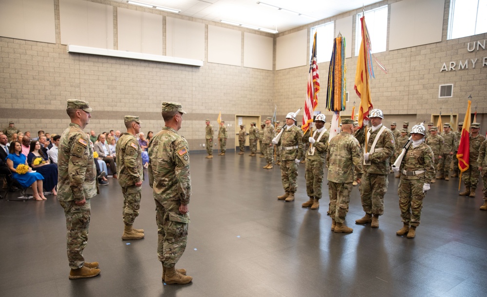 310th Expeditionary Sustainment Command conducts change of command