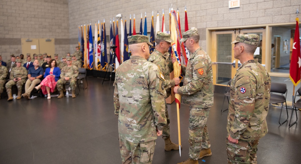 310th Expeditionary Sustainment Command conducts change of command