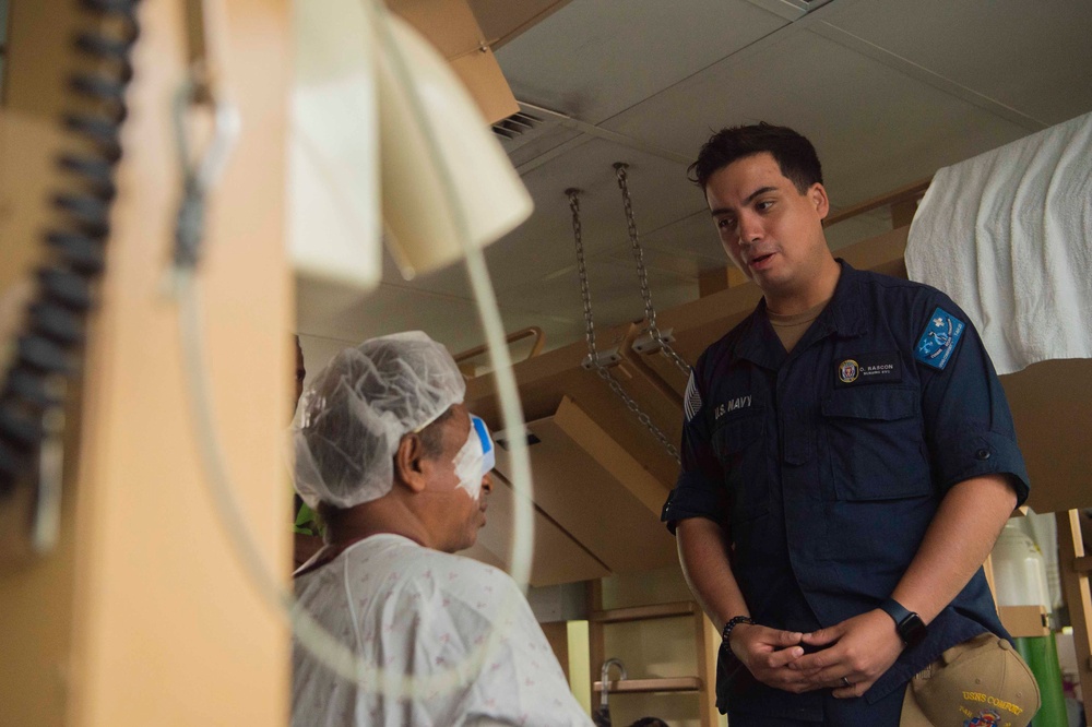 Costa Rican Patients Aboard USNS Comfort CP25