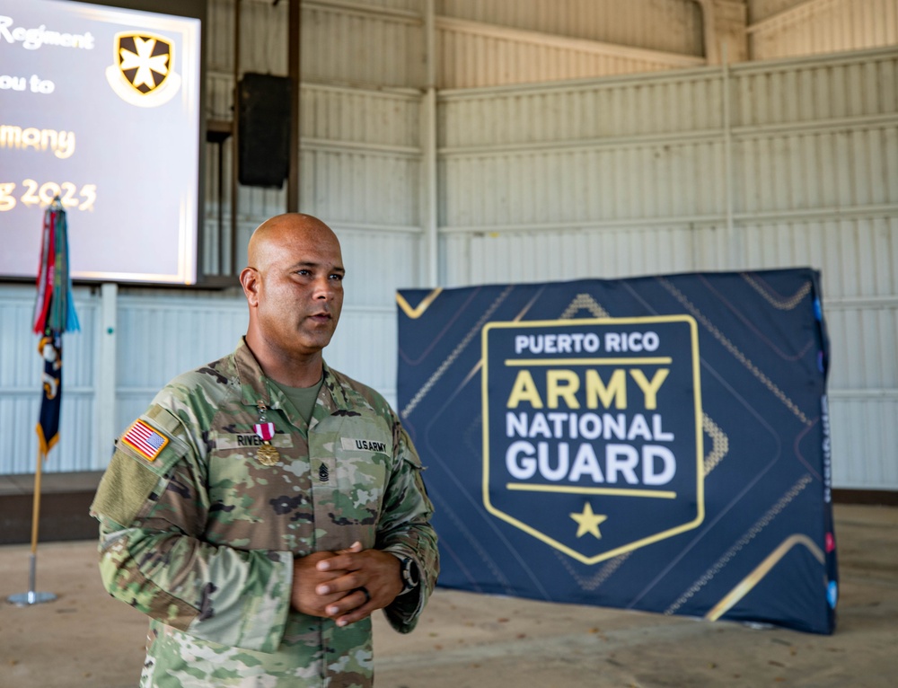 1-65th Infantry Soldiers Recognized for Excellence at Camp Santiago