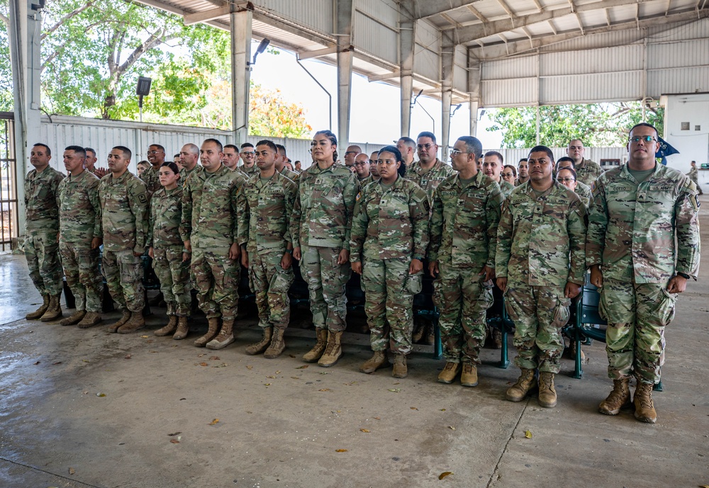 Honoring Service Commitment and Excellence at Camp Santiago