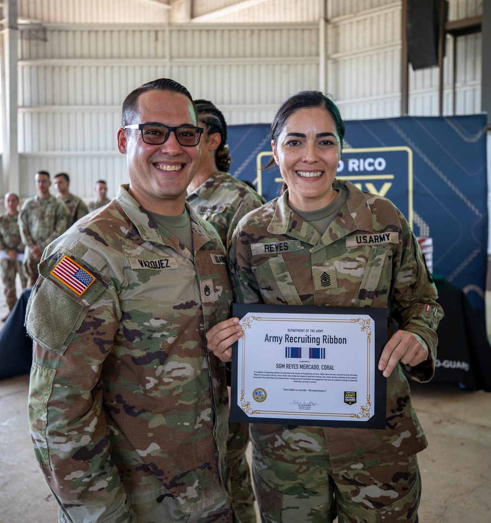 Honoring Service Commitment and Excellence at Camp Santiago