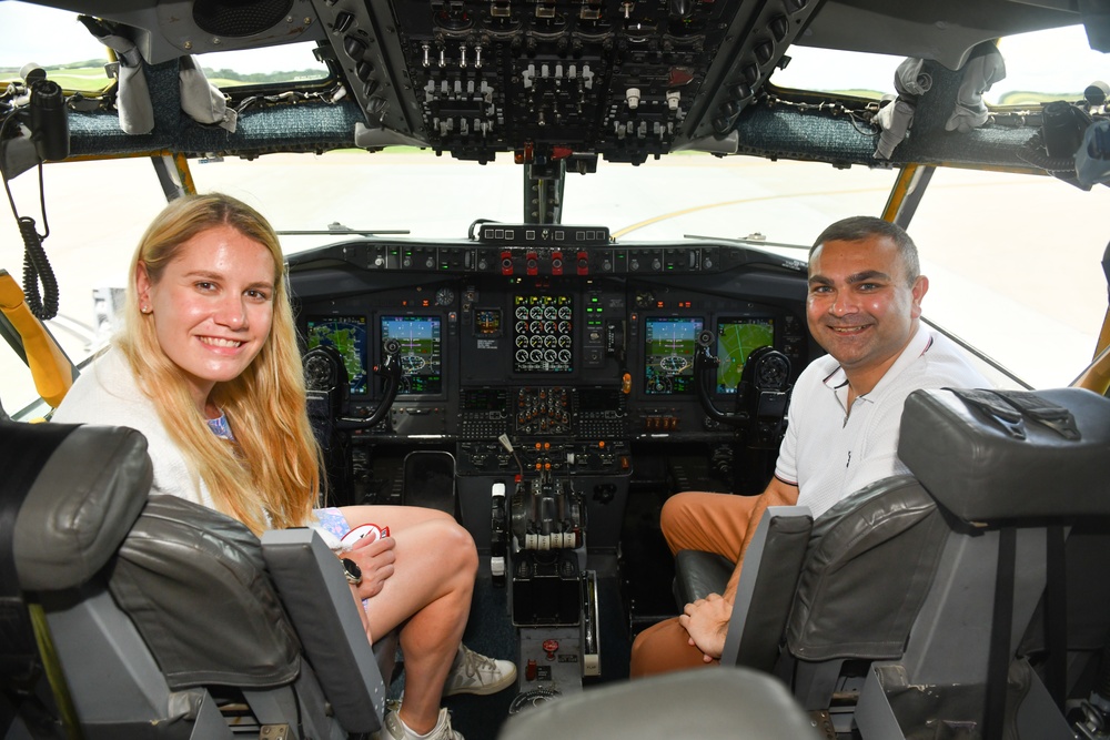 Congressman Bacon, U.K. MPs visit Offutt
