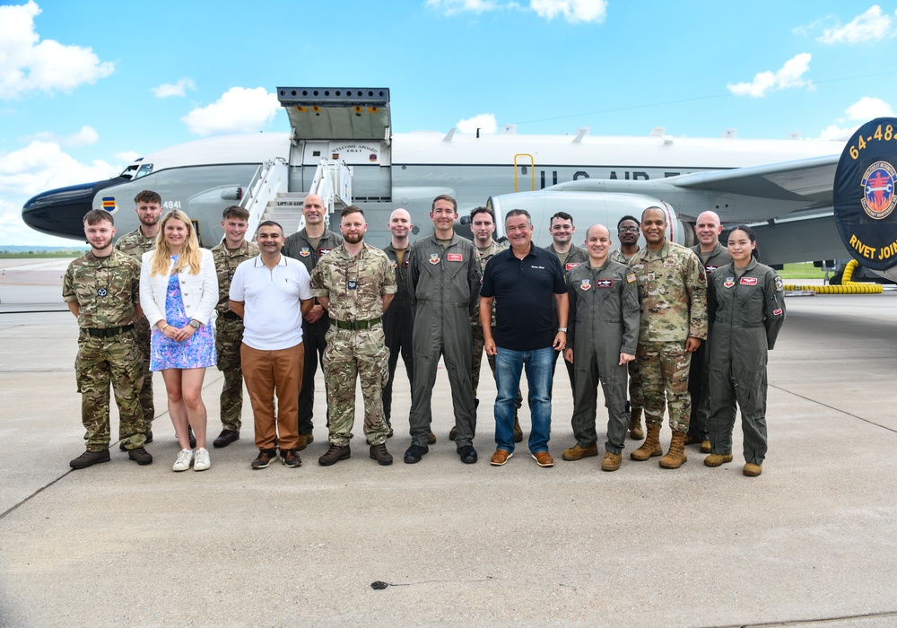 Congressman Bacon, U.K. MPs visit Offutt
