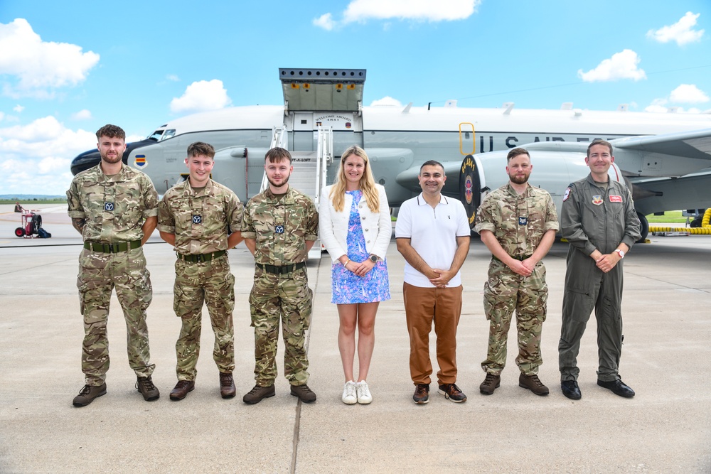 Congressman Bacon, U.K. MPs visit Offutt