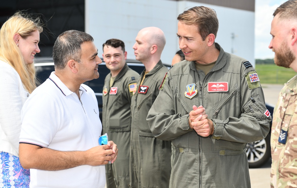 Congressman Bacon, U.K. MPs visit Offutt