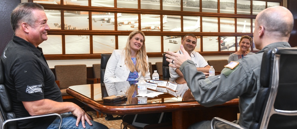 Congressman Bacon, U.K. MPs visit Offutt