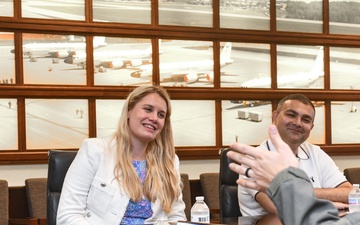 Congressman Bacon, U.K. MPs visit Offutt
