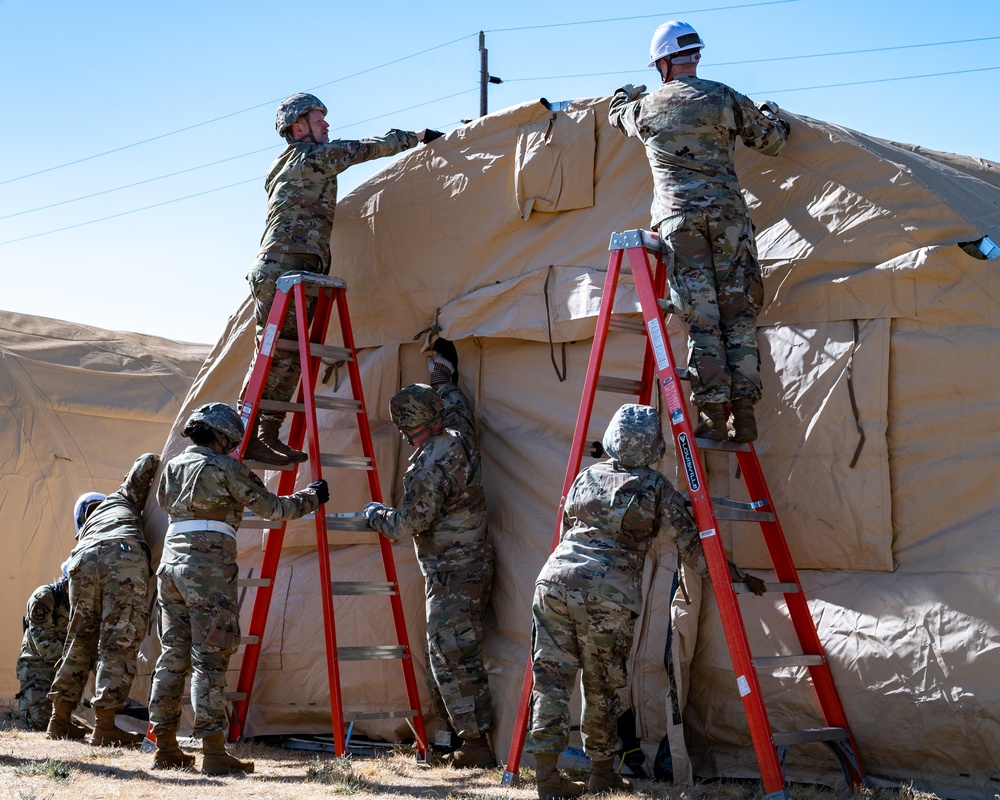 UC25 ERPPS tent setup