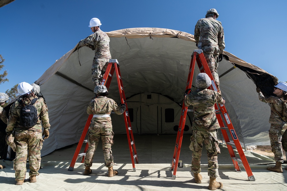 UC25 ERPPS tent setup