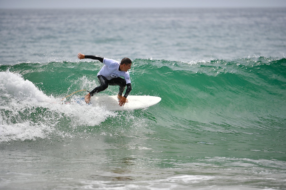 Warfare on the waves during the Point Mugu Surf Contest